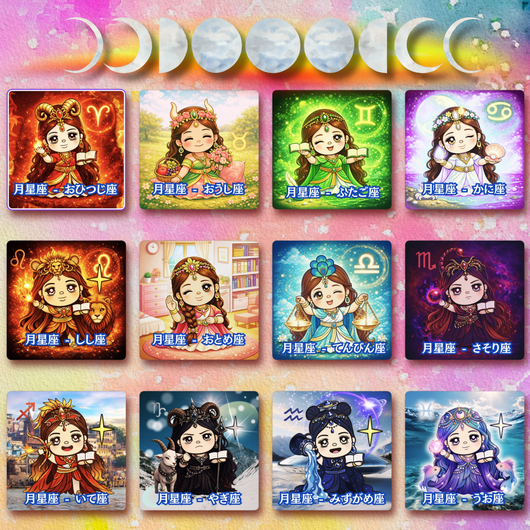 月星座で見るあなたの本質