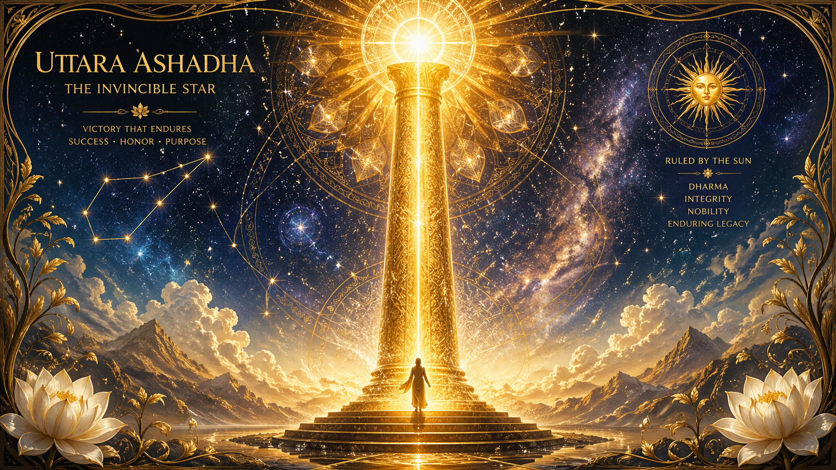 ウッタラ・アーシャーダ とは？性格・特徴・神話をインド占星術で解説【Uttara Ashadha】