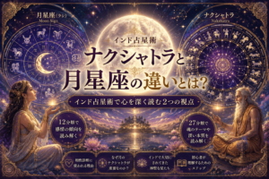 ナクシャトラと月星座の違いとは？インド占星術で心を深く読む2つの視点