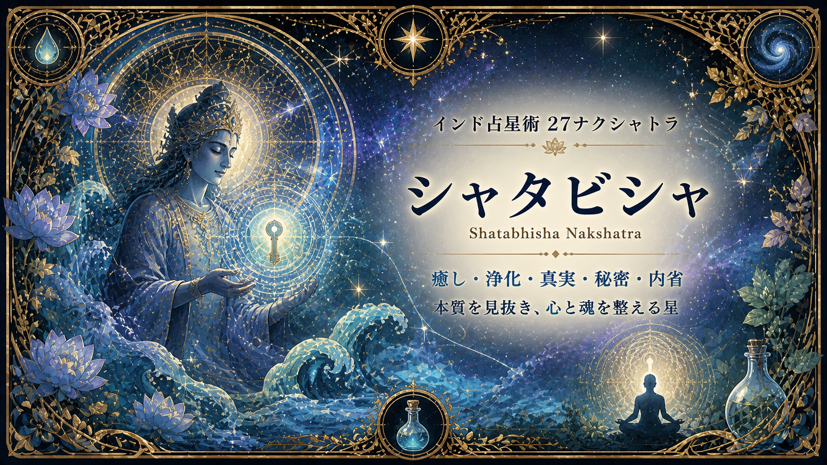 シャタビシャ ナクシャトラとは?性格・特徴・神話をインド占星術で解説【Shatabhisha】