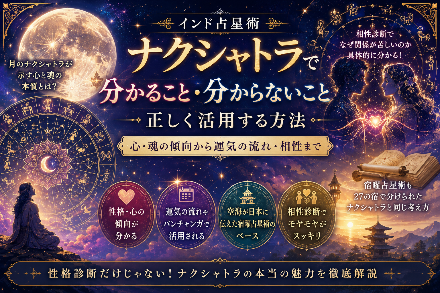ナクシャトラで分かること・分からないこと｜インド占星術で正しく活用する方法