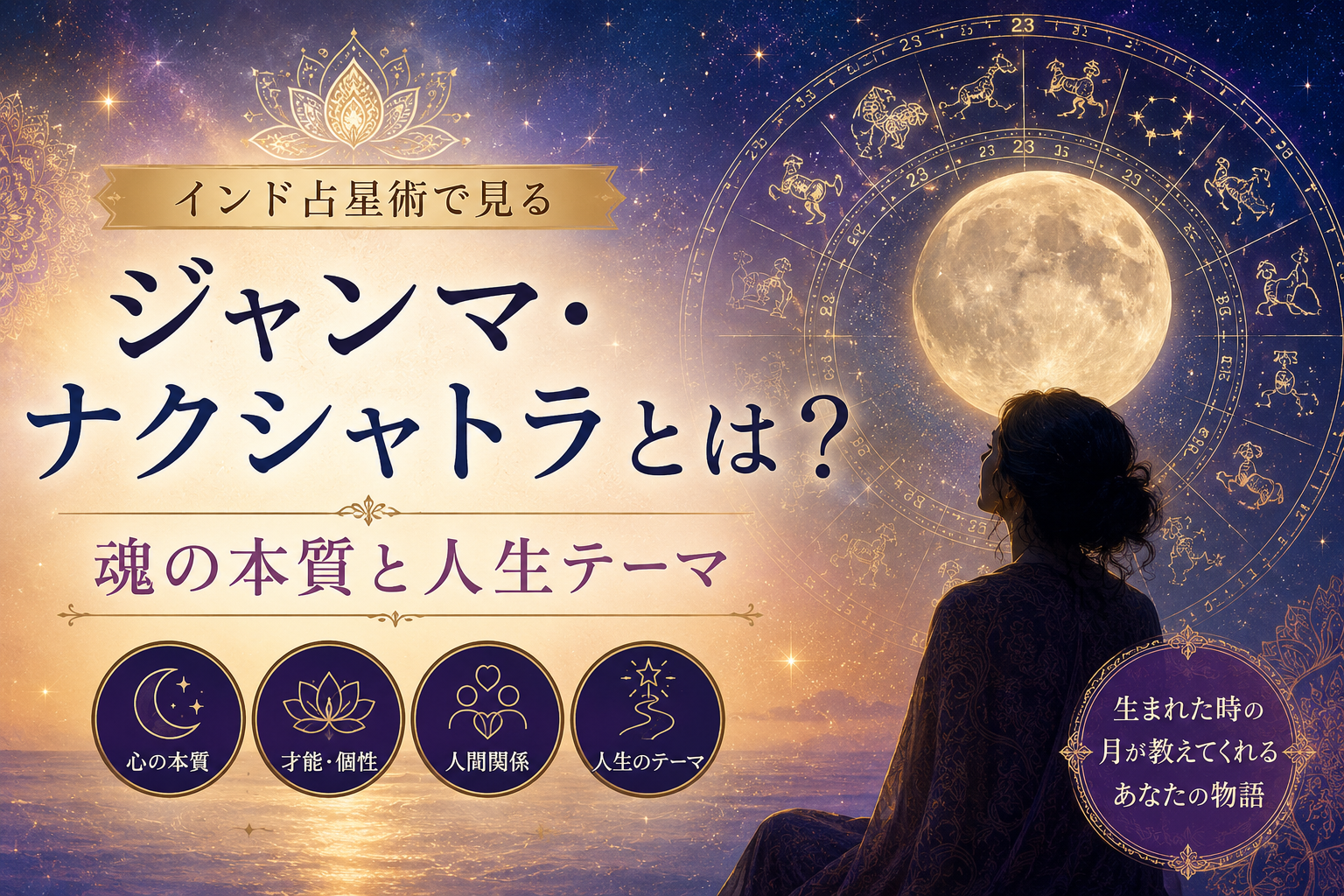 ジャンマ・ナクシャトラとは？インド占星術で見る魂の本質と人生テーマ