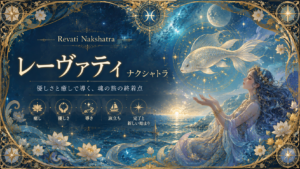 レーヴァティ ナクシャトラとは？性格・特徴・神話をインド占星術で解説【Purva Bhadrapada】